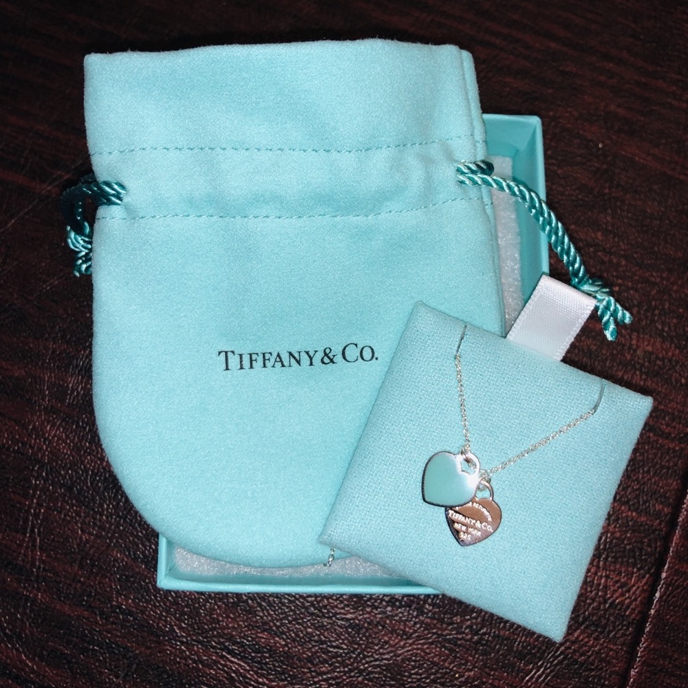 Tiffany & Co. Mini Double Heart Necklace